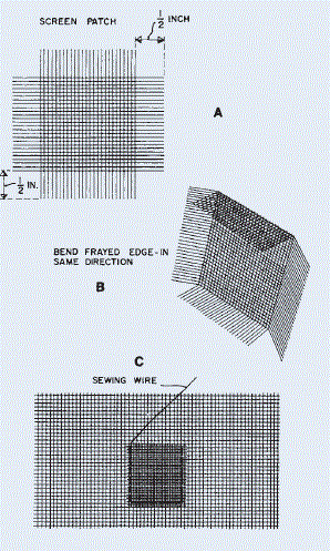 Drawing: Wire Mesh for Window Screen